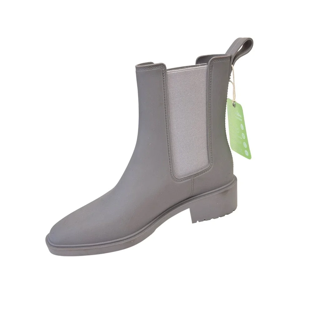 Sam Edelman Laguna Kids Waterproof Chelsea Rain‎ Boots Grey Matte Size 5 NEW
